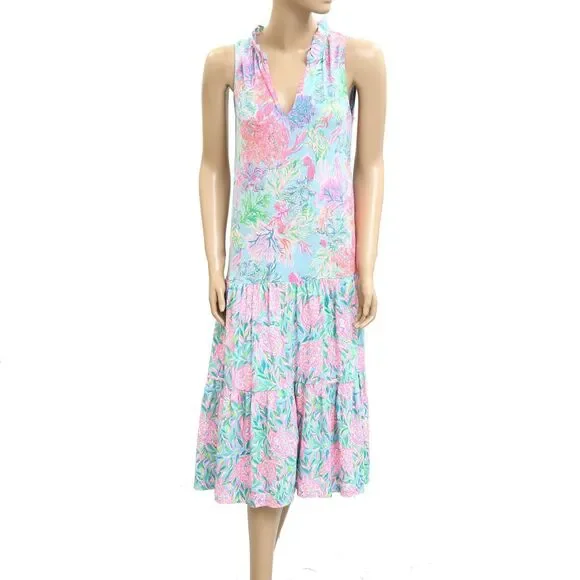 sachin and babi light blue dress Charcoal Grey Drop Waist Mini Dress main image 0